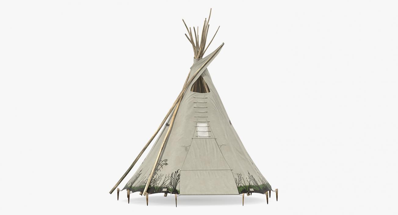 3D Traditional Tipi