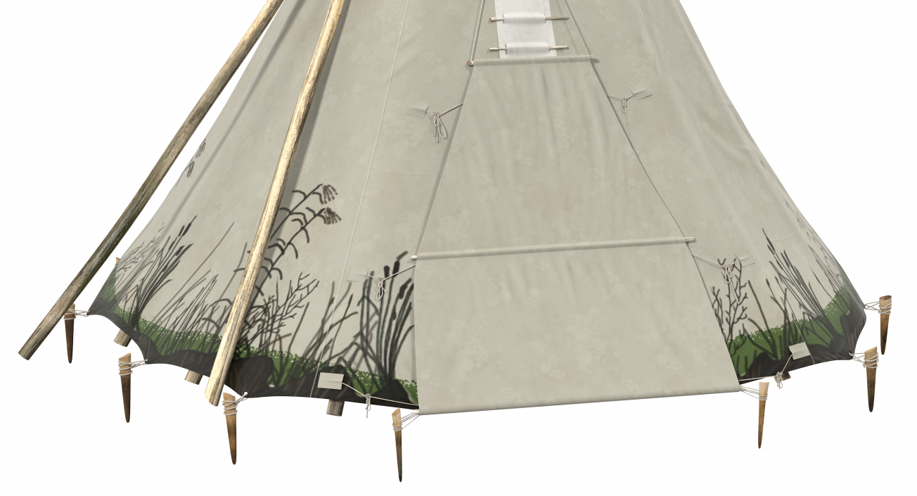 3D Traditional Tipi