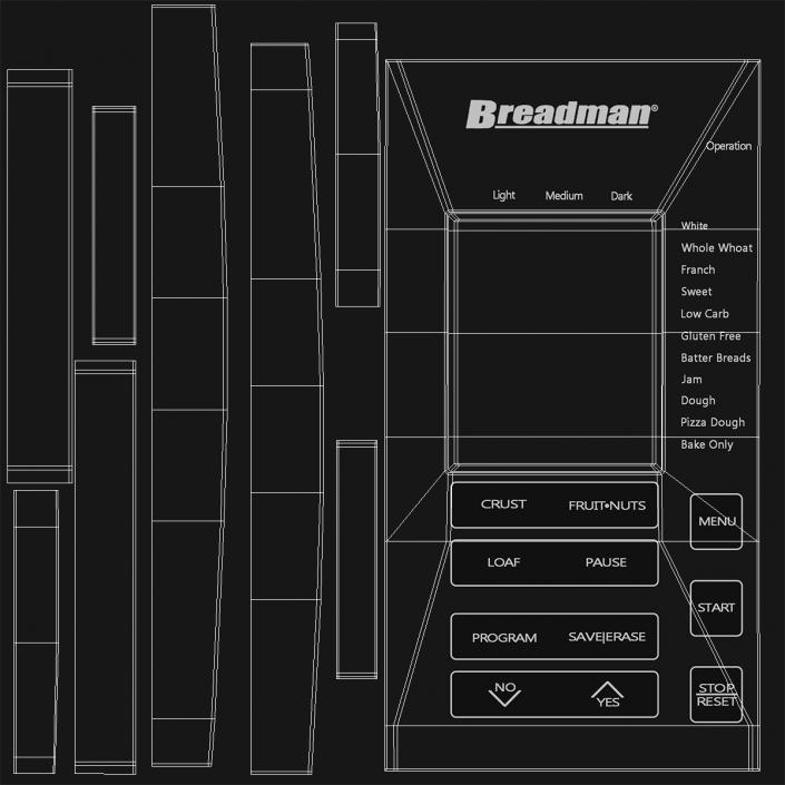 3D model Professional Bread Machine Breadman