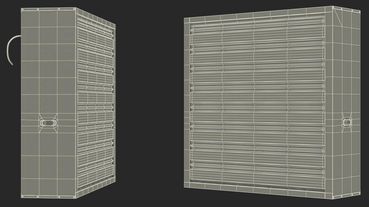 3D Cooling Exhaust Fan Vent Closed