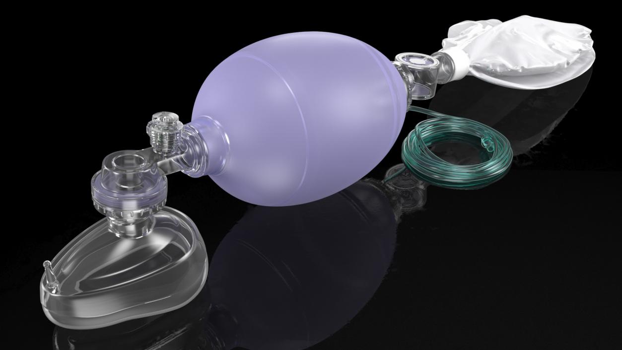 3D model Adult Manual Resuscitator