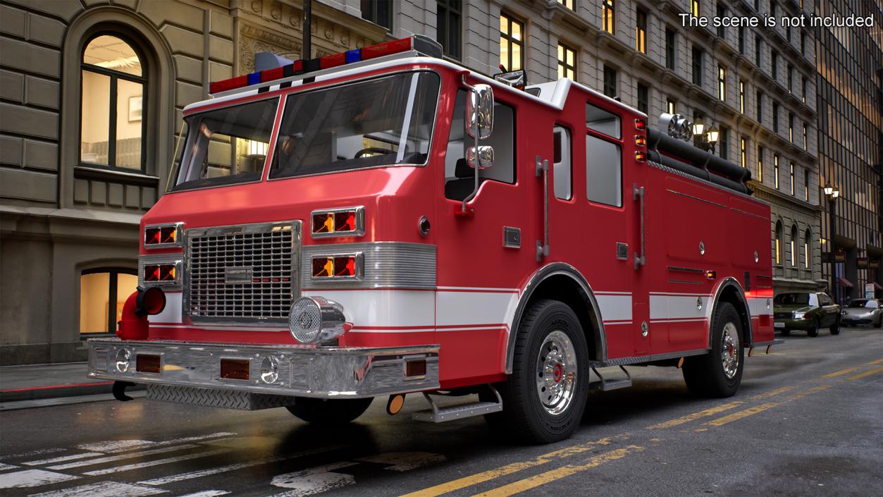 Pumper Fire Truck 3D