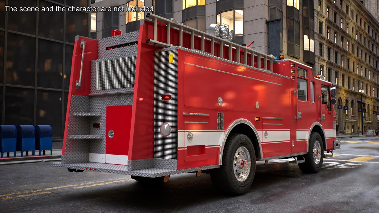 Pumper Fire Truck 3D