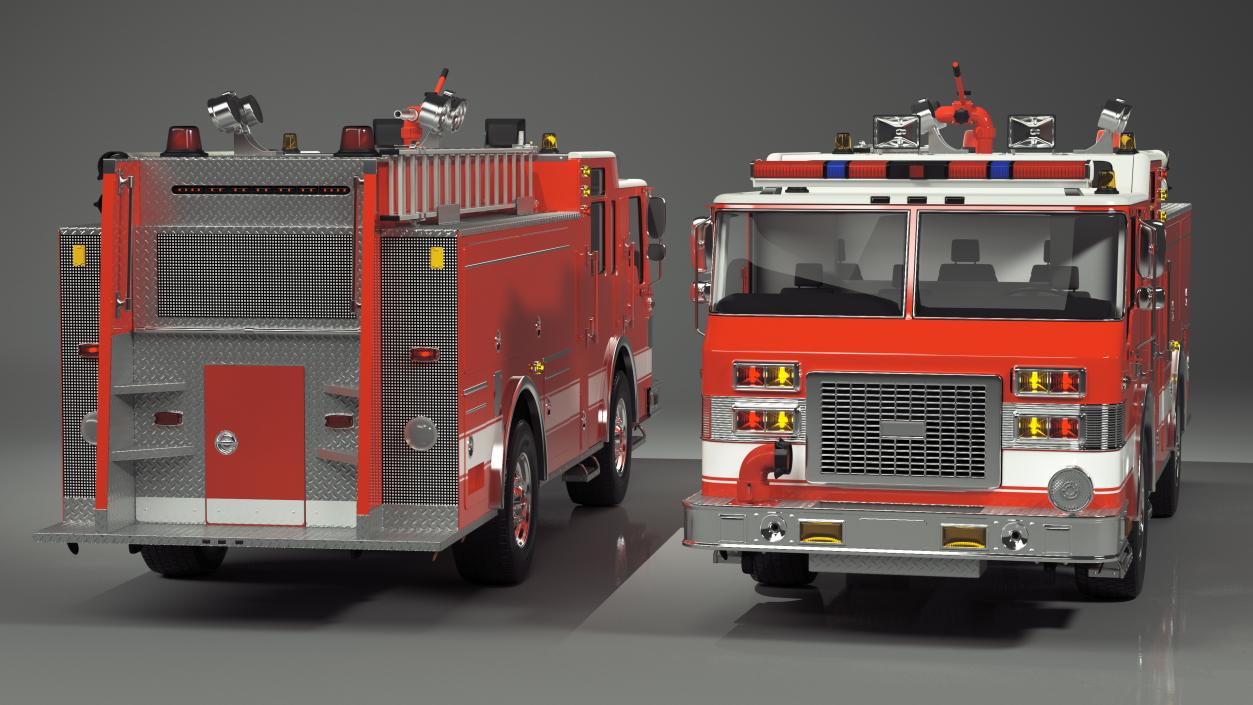 Pumper Fire Truck 3D