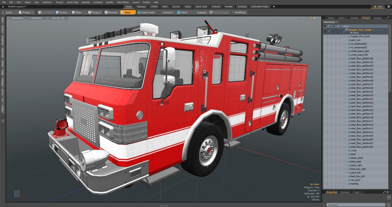 Pumper Fire Truck 3D