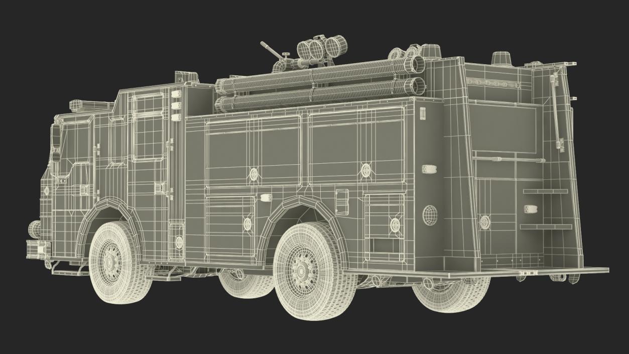 Pumper Fire Truck 3D