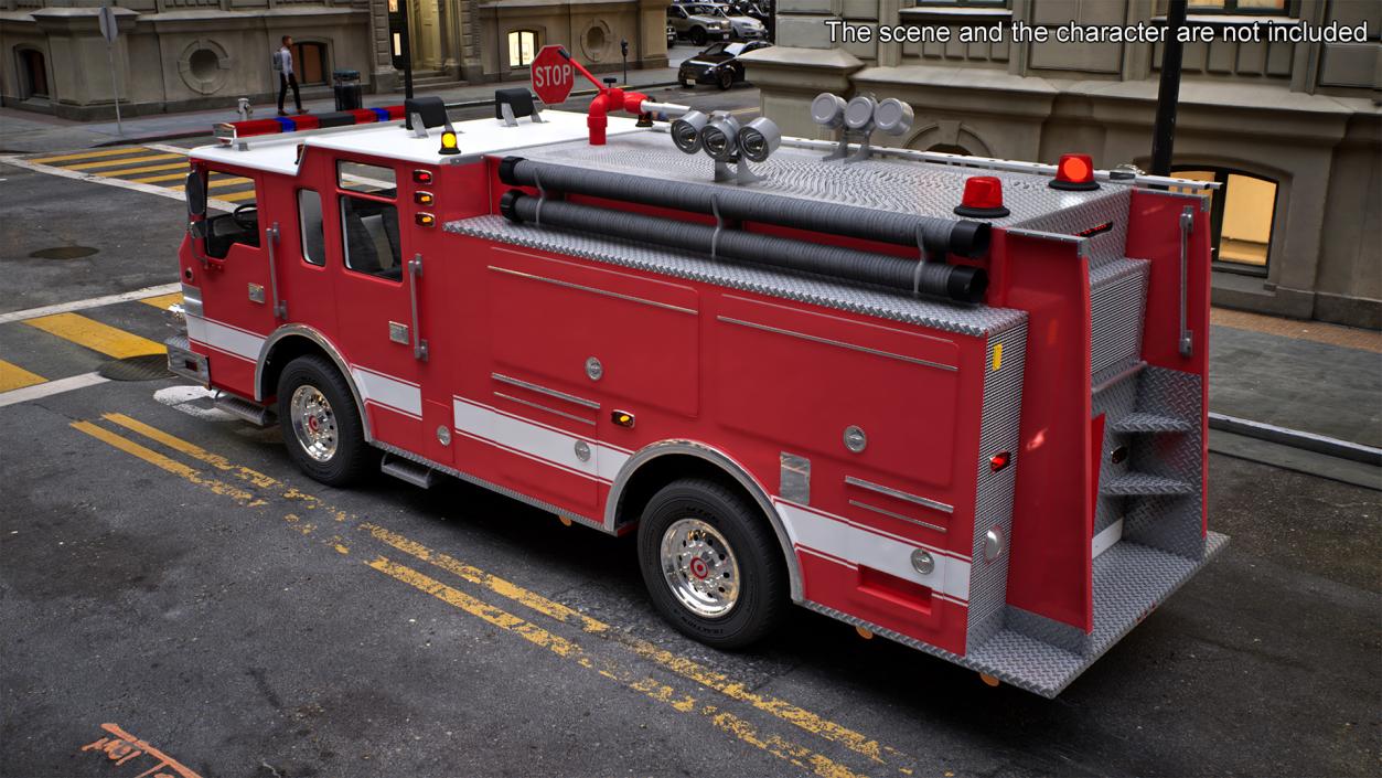 Pumper Fire Truck 3D