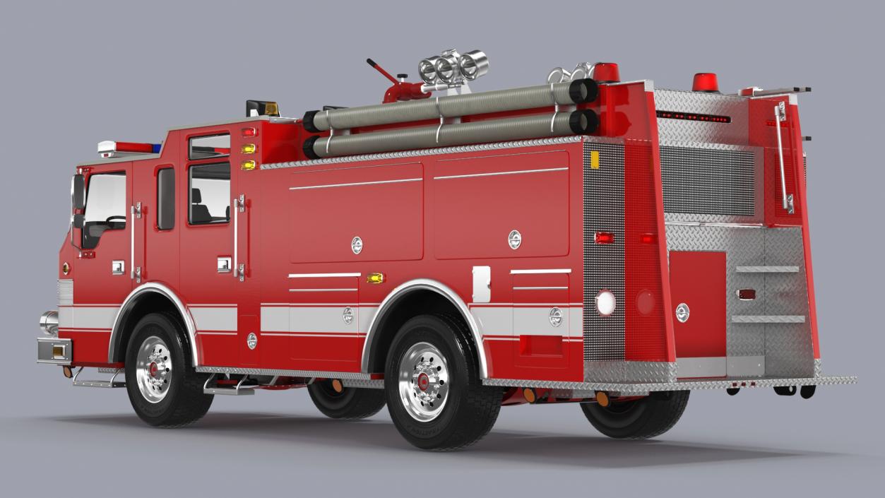 Pumper Fire Truck 3D