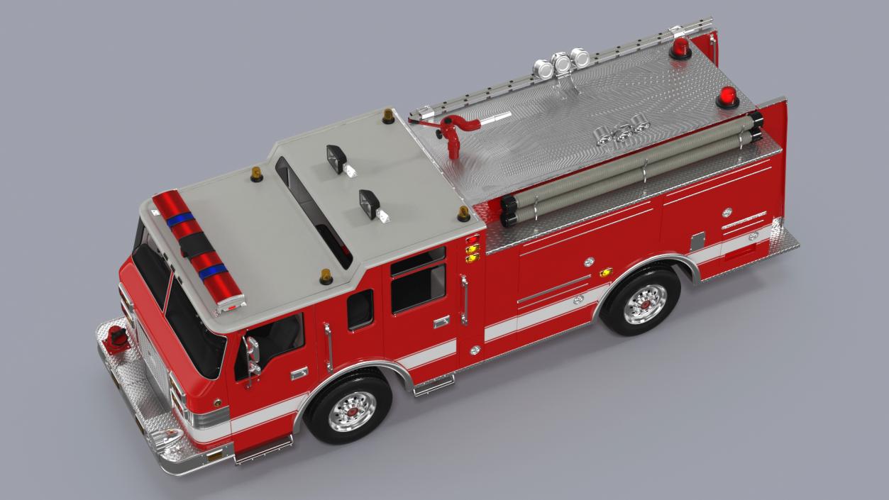 Pumper Fire Truck 3D