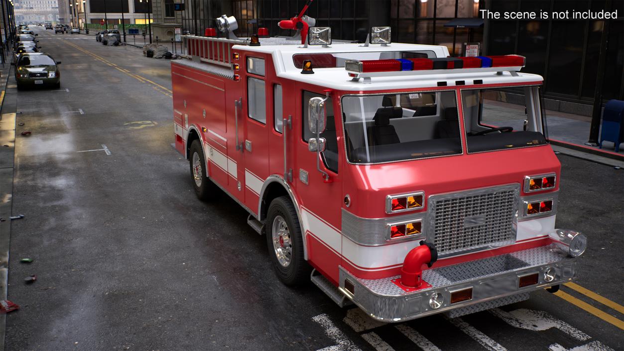 Pumper Fire Truck 3D