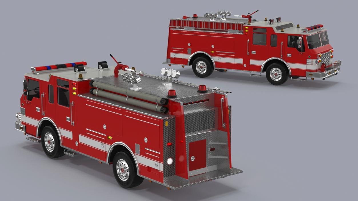 Pumper Fire Truck 3D