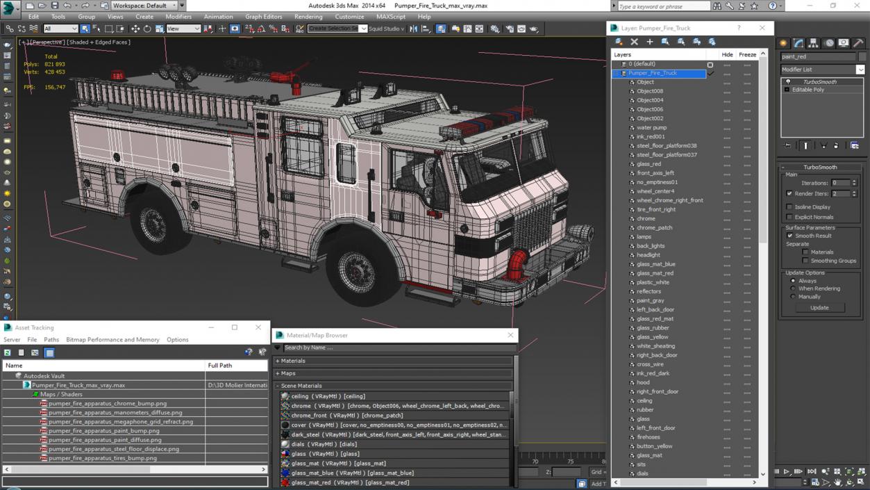 Pumper Fire Truck 3D