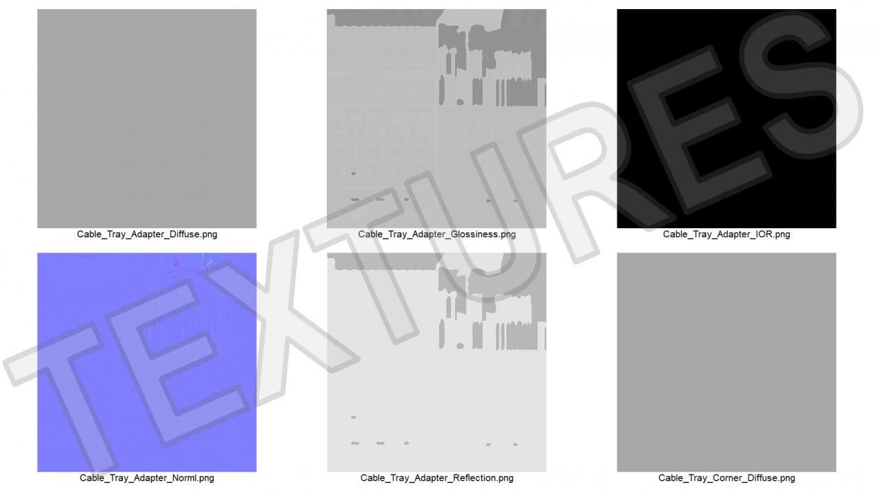 Cable Tray Kit 3D model