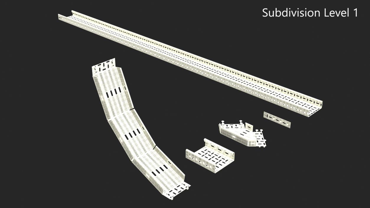 Cable Tray Kit 3D model