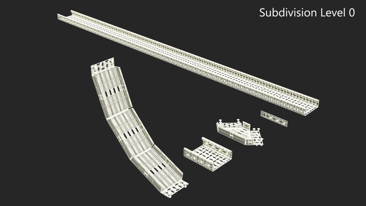 Cable Tray Kit 3D model