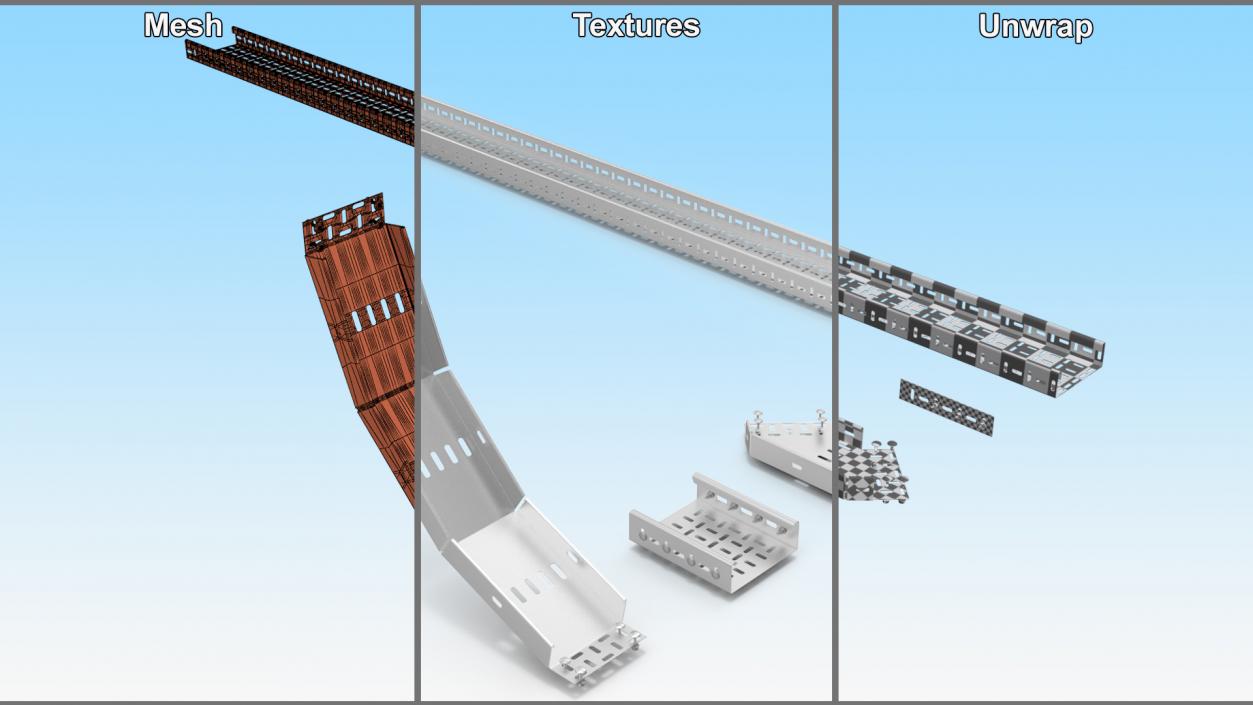 Cable Tray Kit 3D model