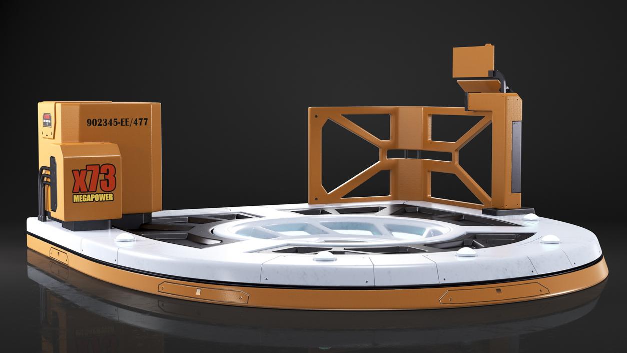 Sci Fi Teleport Platform 3D model