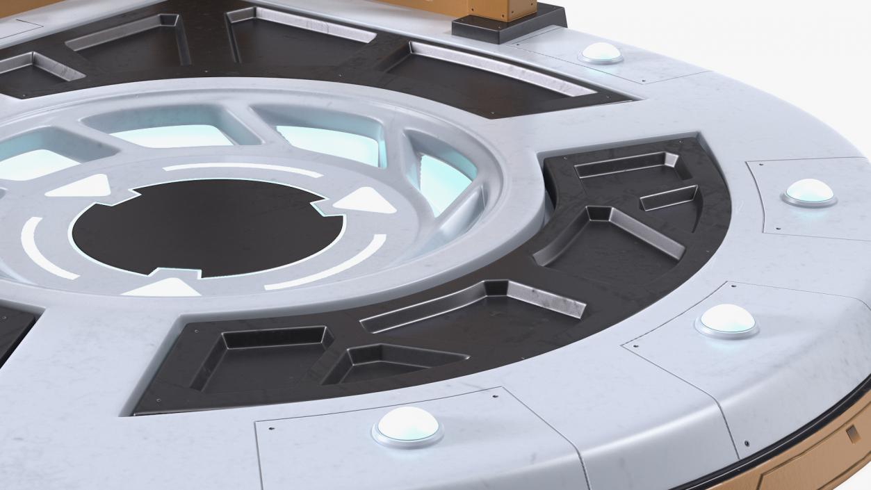 Sci Fi Teleport Platform 3D model