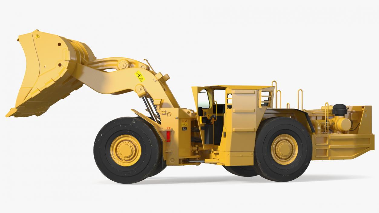 3D Mining Loader Cat R1600H Rigged