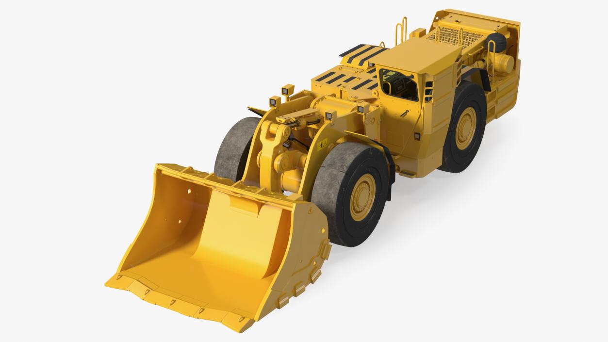 3D Mining Loader Cat R1600H Rigged