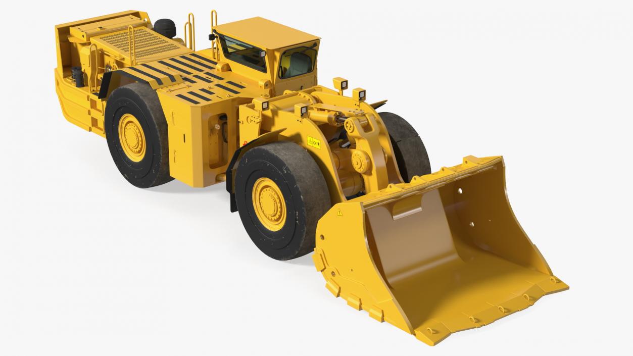 3D Mining Loader Cat R1600H Rigged