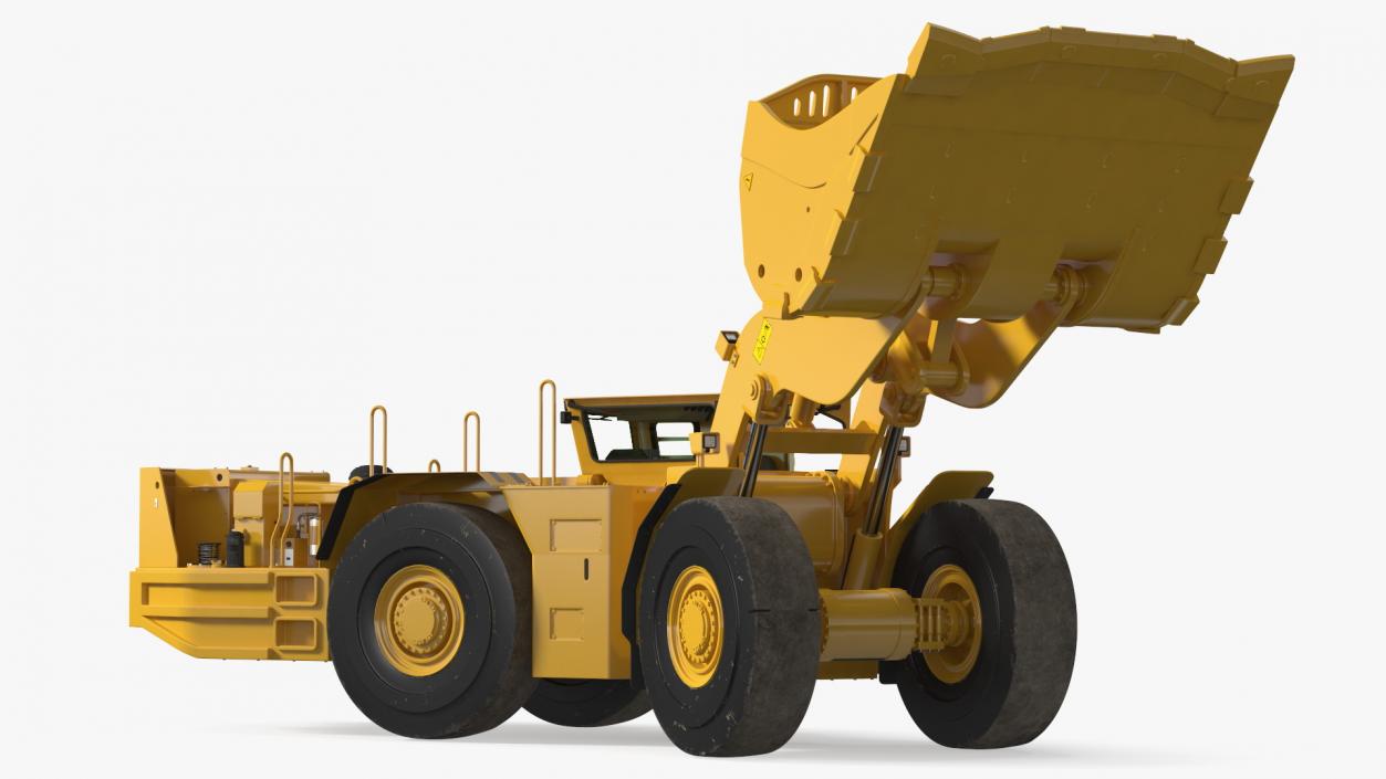 3D Mining Loader Cat R1600H Rigged