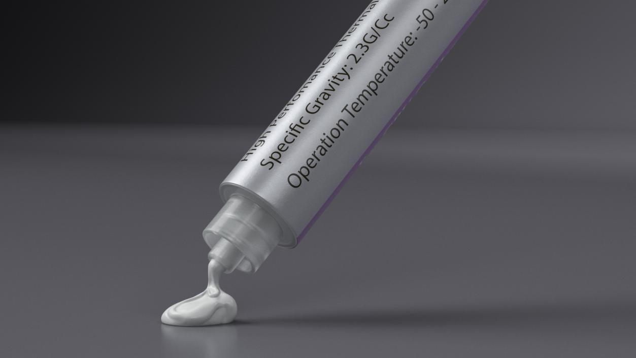 3D Thermal Paste Syringe 2 model