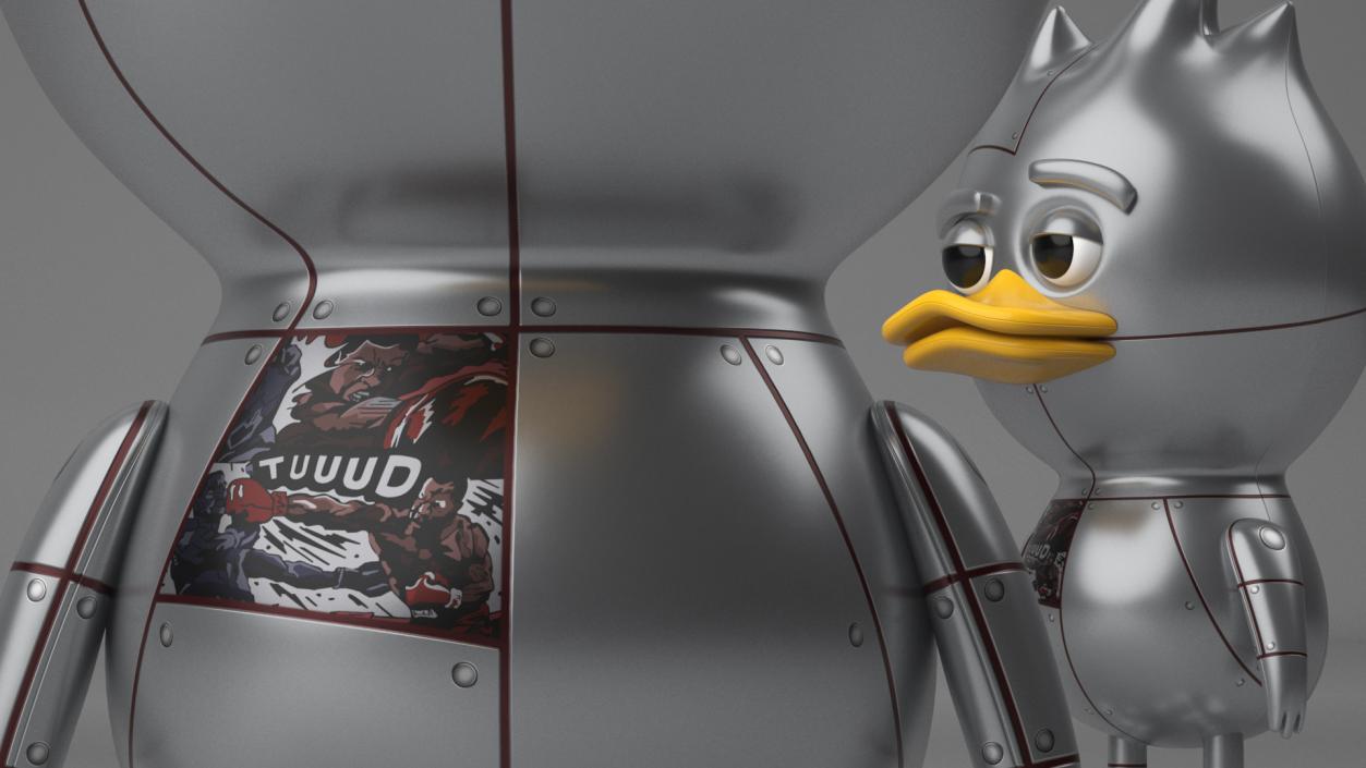 TUD Toy Chrome 3D model