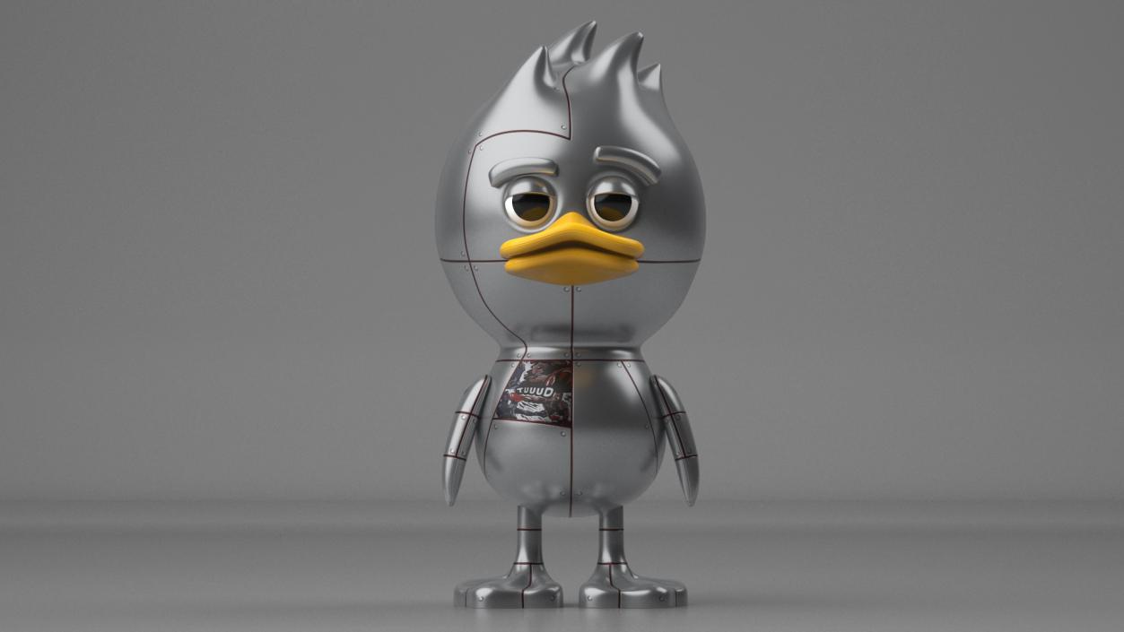 TUD Toy Chrome 3D model