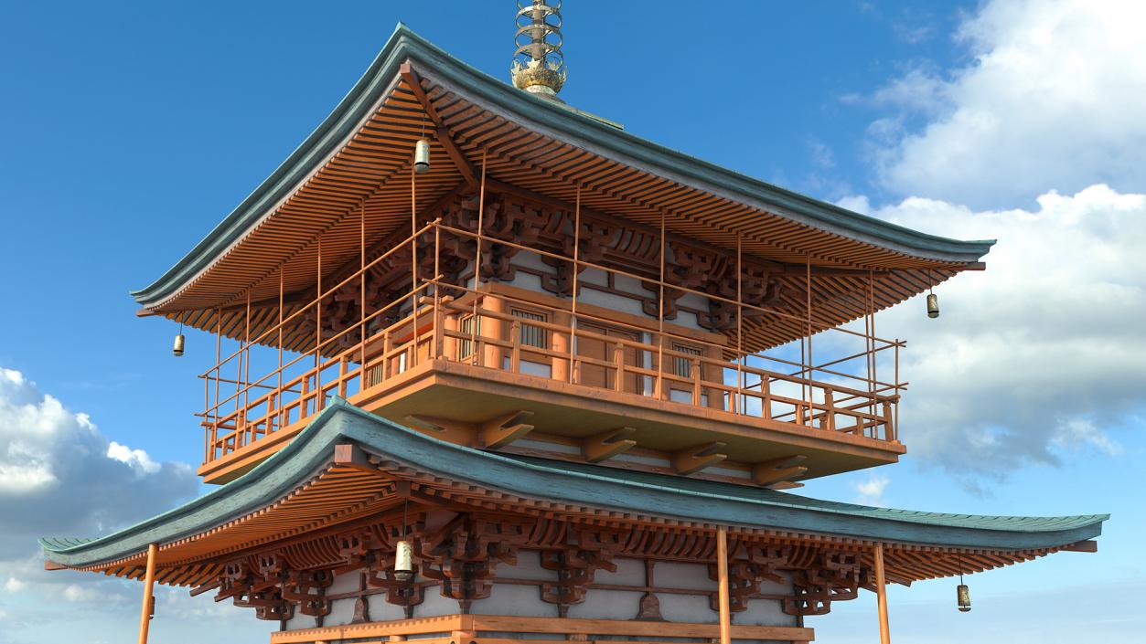 Traditional Japanese Temple 3D