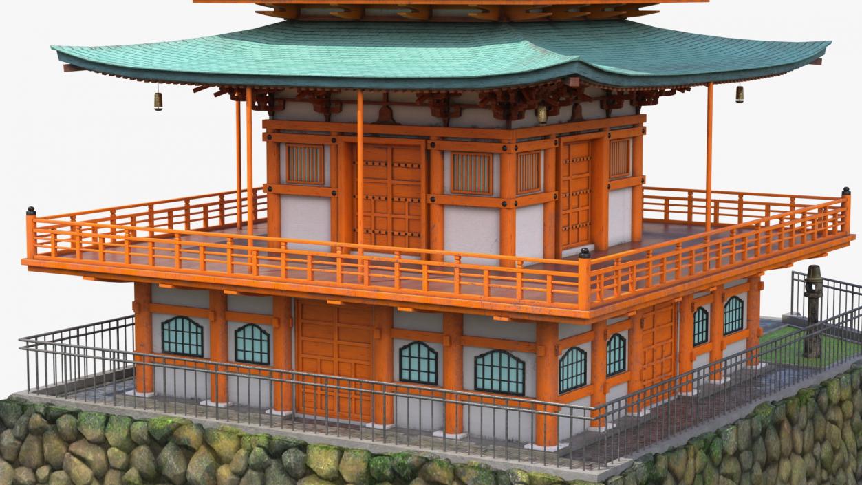 Traditional Japanese Temple 3D