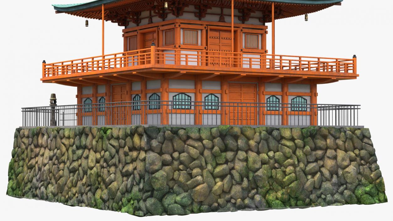 Traditional Japanese Temple 3D