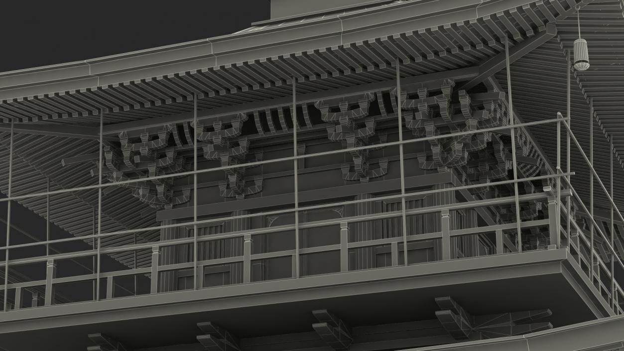 Traditional Japanese Temple 3D