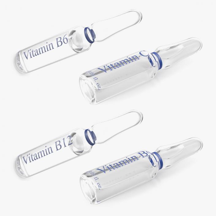 Vitamin Ampoules Collection 2 3D model