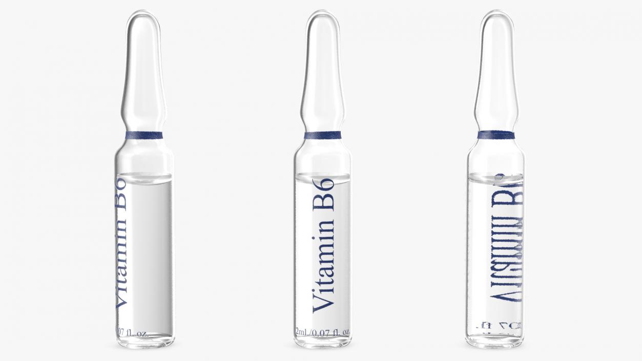 Vitamin Ampoules Collection 2 3D model