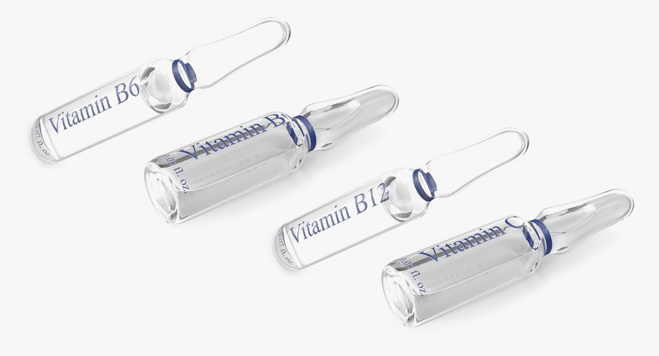 Vitamin Ampoules Collection 2 3D model