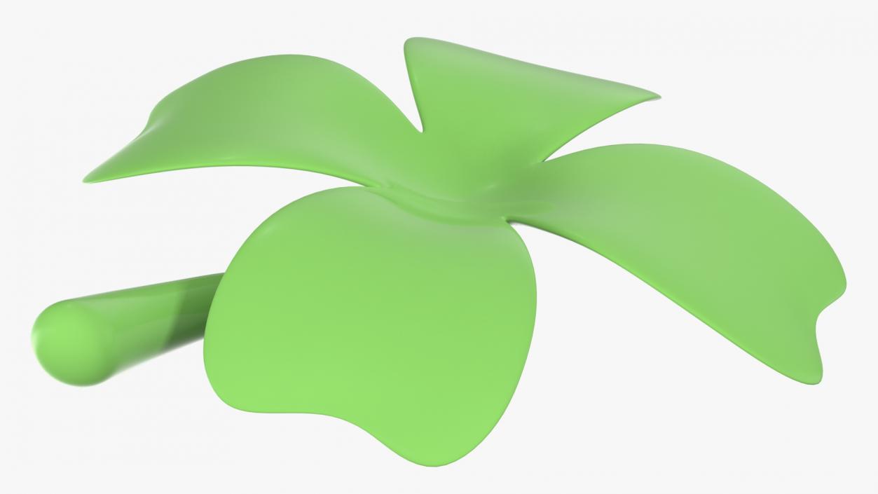 Four Leaf Clover Emoji 3D