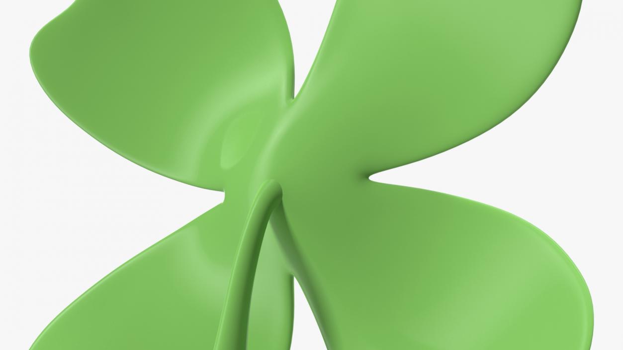 Four Leaf Clover Emoji 3D