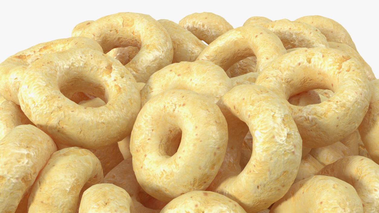 3D Oats Cereals Rings model