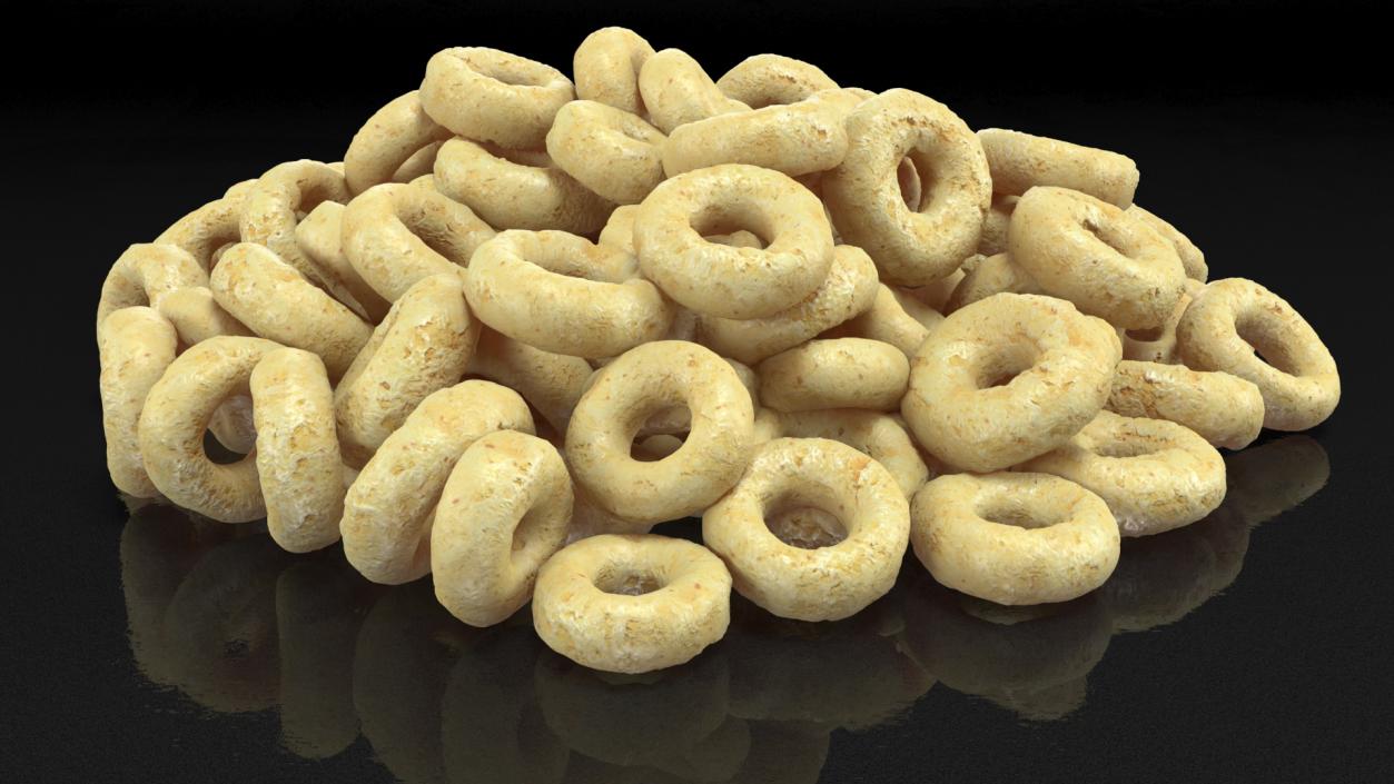 3D Oats Cereals Rings model