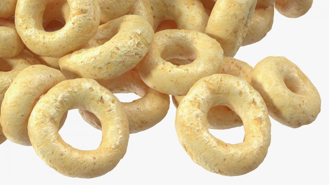 3D Oats Cereals Rings model