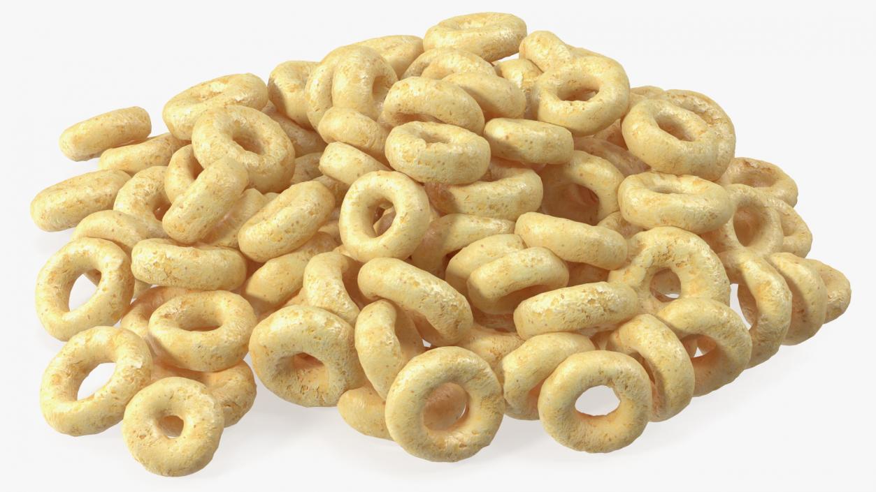 3D Oats Cereals Rings model