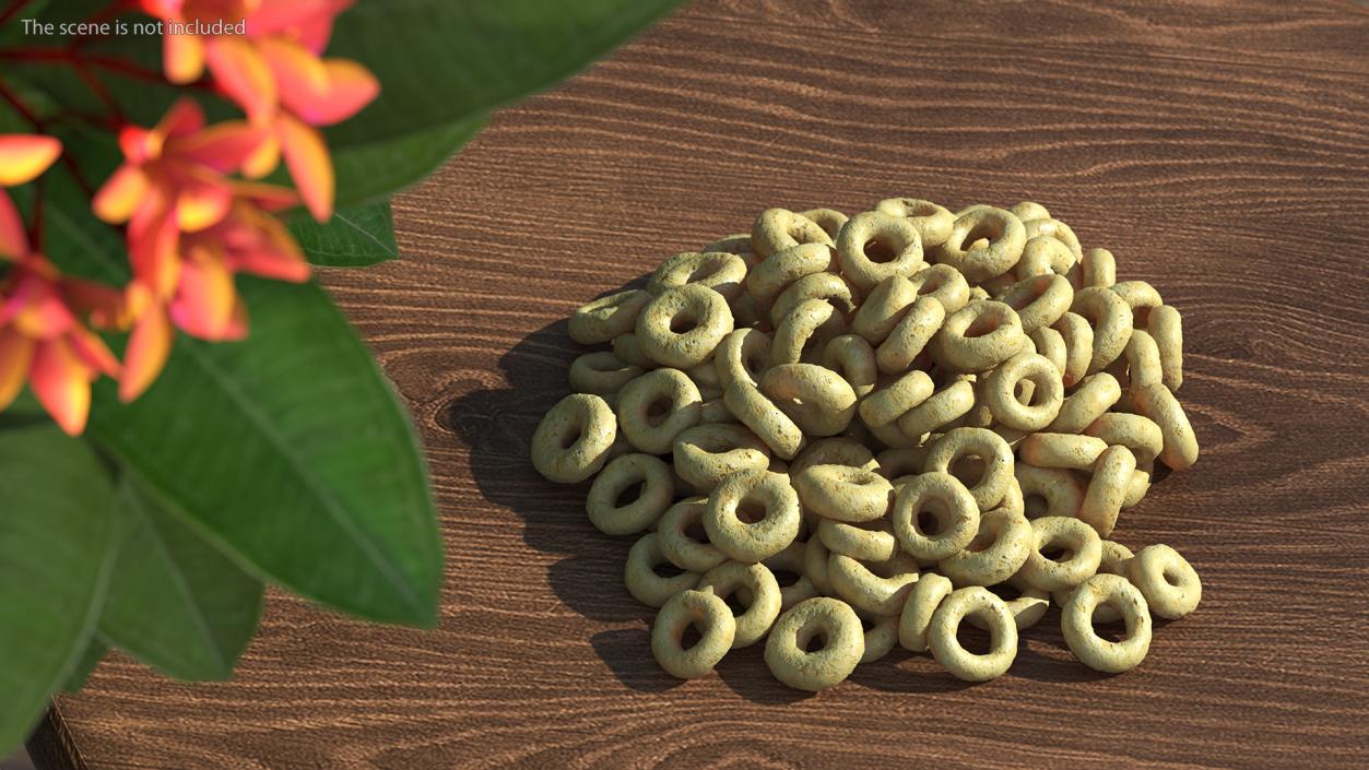 3D Oats Cereals Rings model