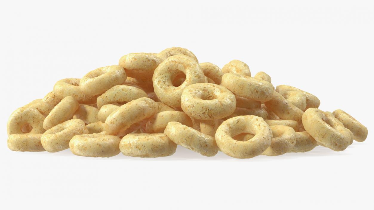 3D Oats Cereals Rings model