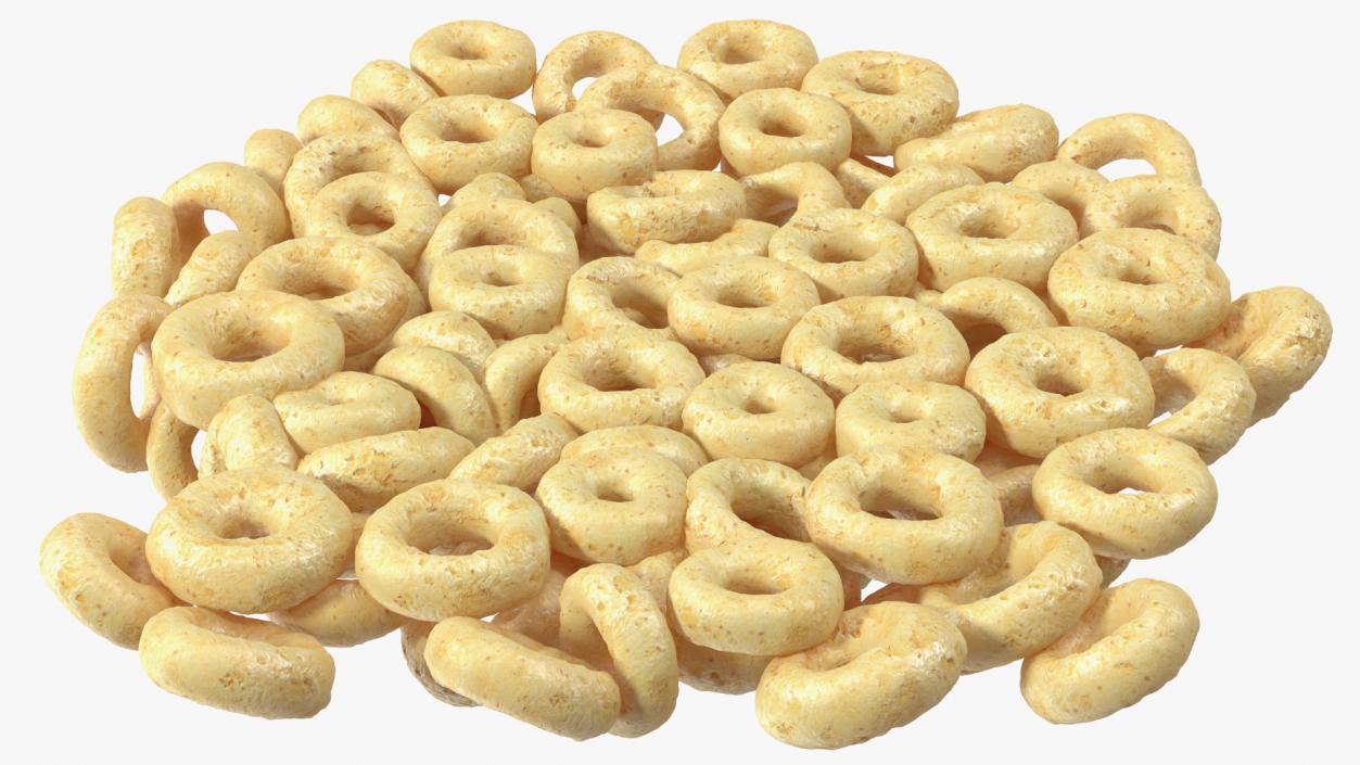 3D Oats Cereals Rings model