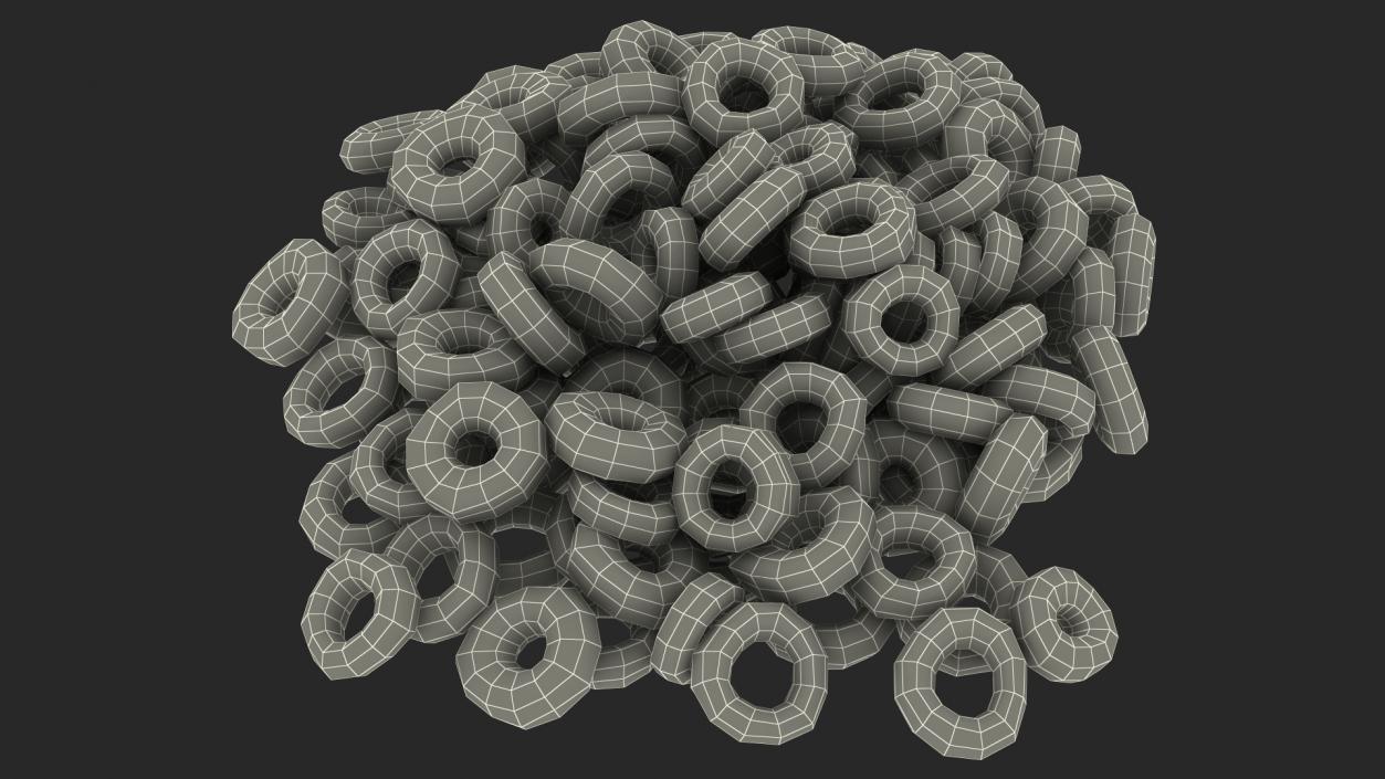 3D Oats Cereals Rings model