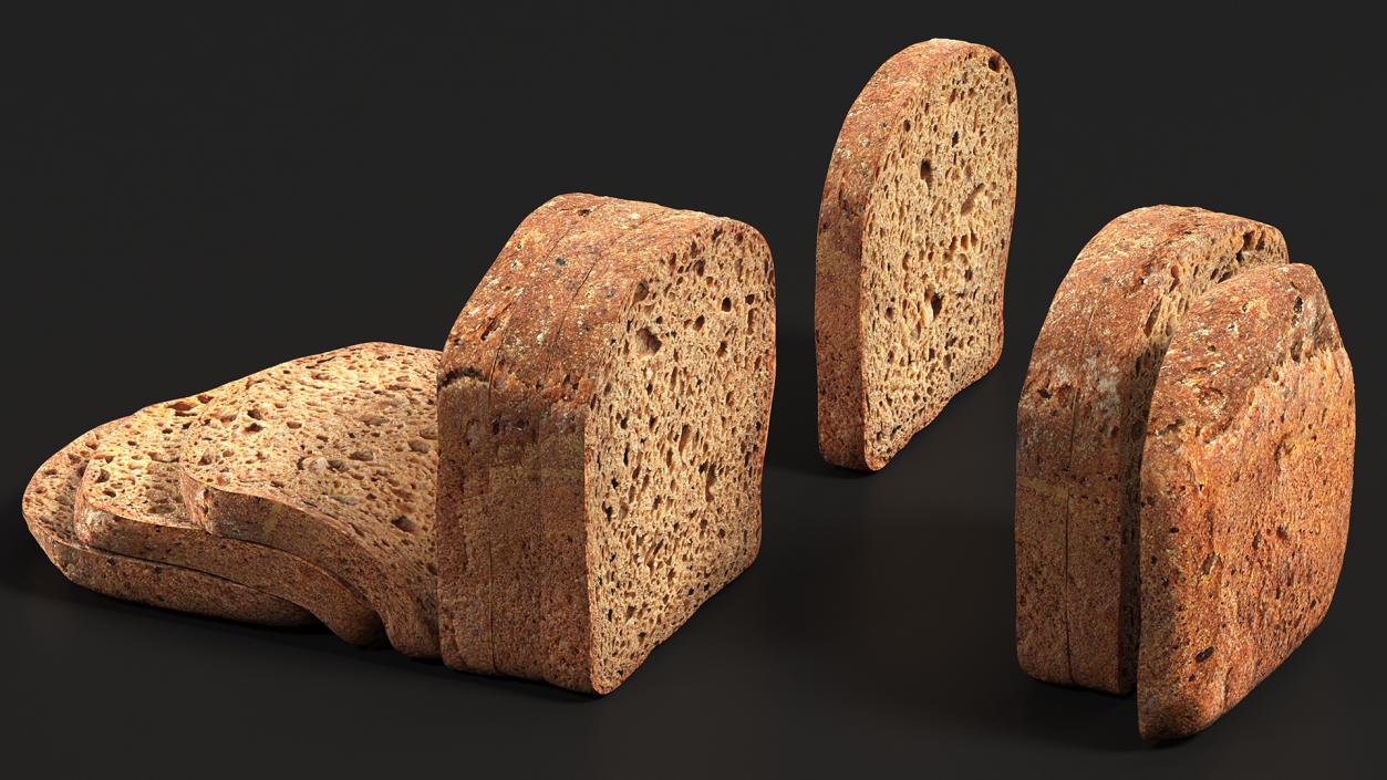 Bread Sliced 3D