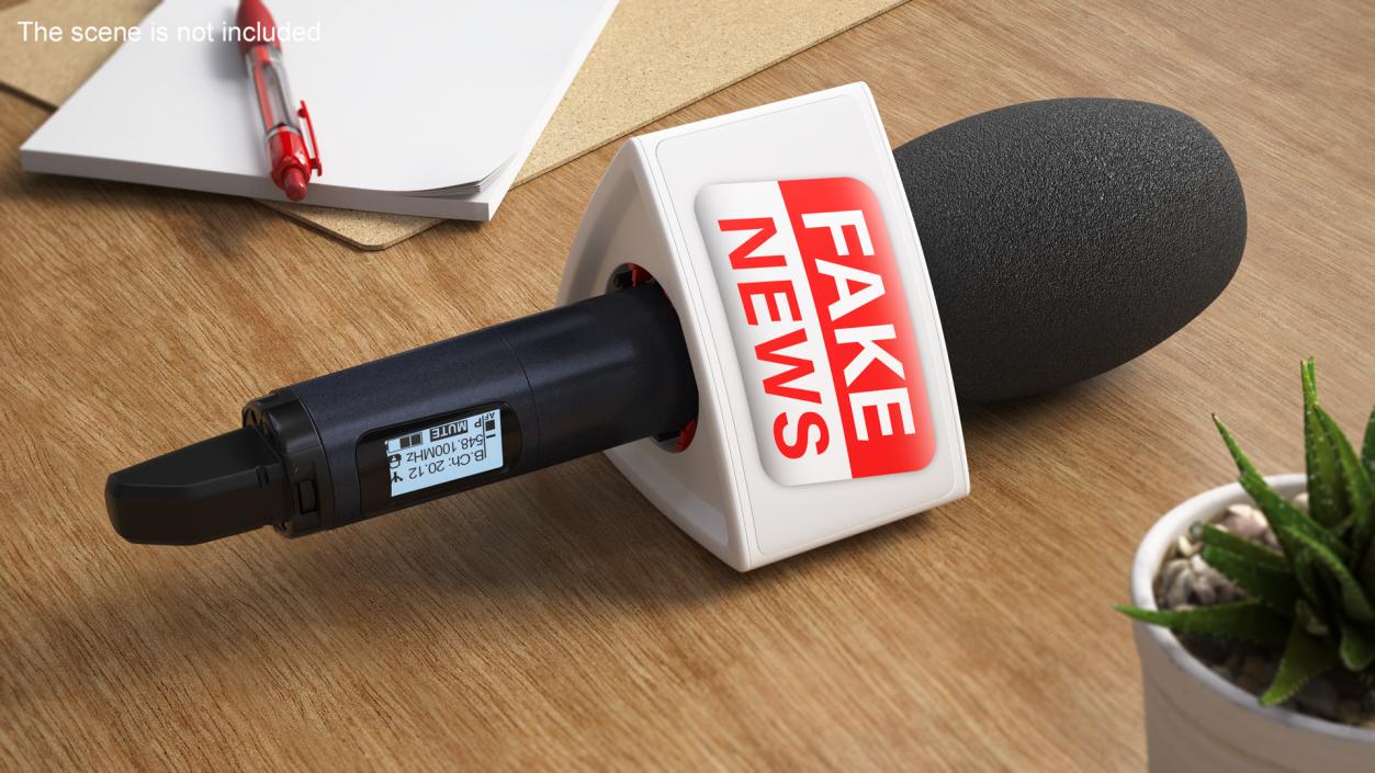 3D model Reporter Wireless Microphones Collection