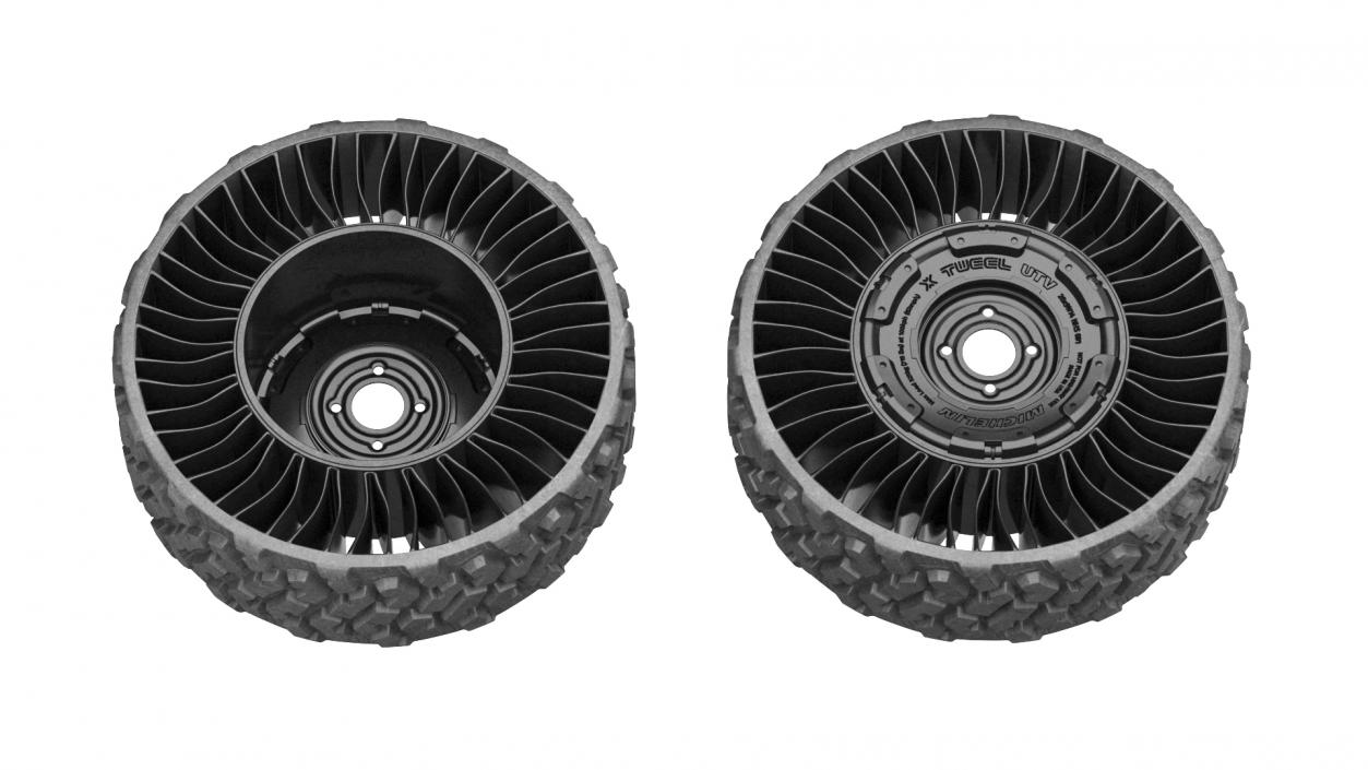 3D Airless Tire for UTVs Michelin X Tweel model