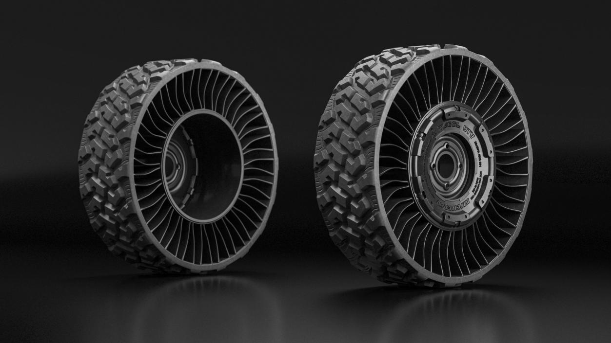 3D Airless Tire for UTVs Michelin X Tweel model